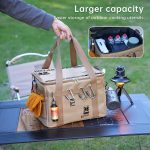 Outdoor storage bag, large - capacity foldable storage box, camping gear for picnic, portable, water - resistant - Image 12