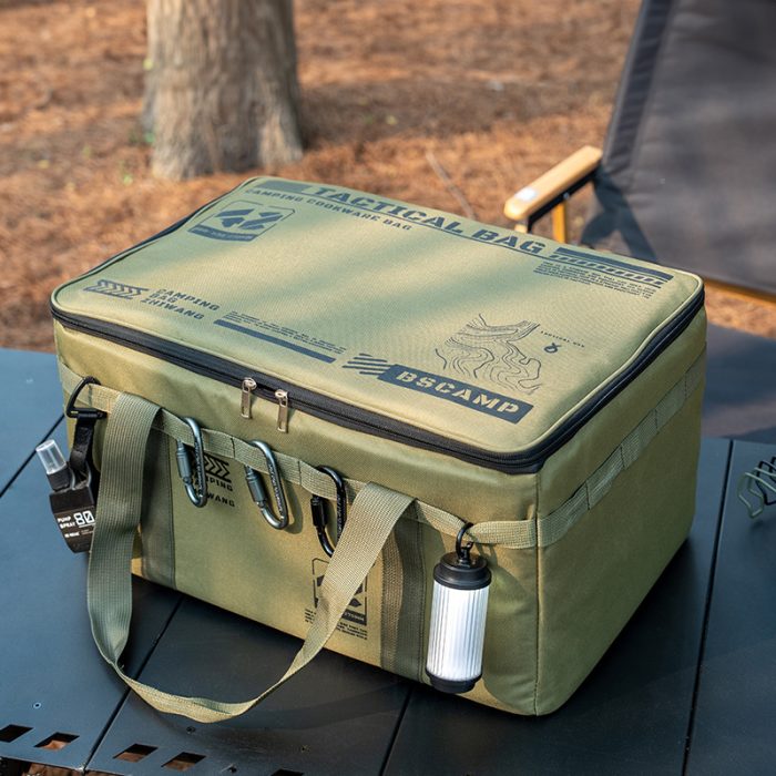 Outdoor storage bag, large - capacity foldable storage box, camping gear for picnic, portable, water - resistant - Image 6