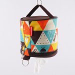 Outdoor camping folding ethnic style paper box storage bag car roll paper tissue box small cloth bag storage bag - Image 7