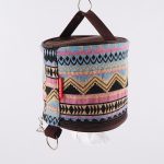 Outdoor camping folding ethnic style paper box storage bag car roll paper tissue box small cloth bag storage bag - Image 6
